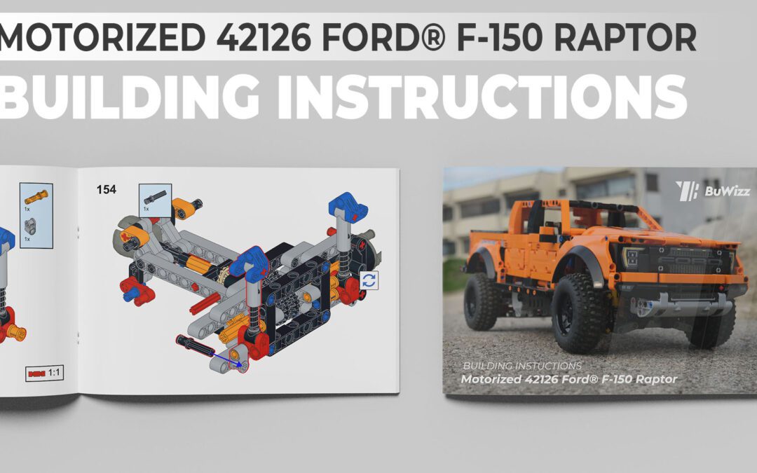 Motorizing the 42126 LEGO® Technic™ 42126 Ford® F-150 Raptor with the BuWizz 3.0 Pro and BuWizz Motors